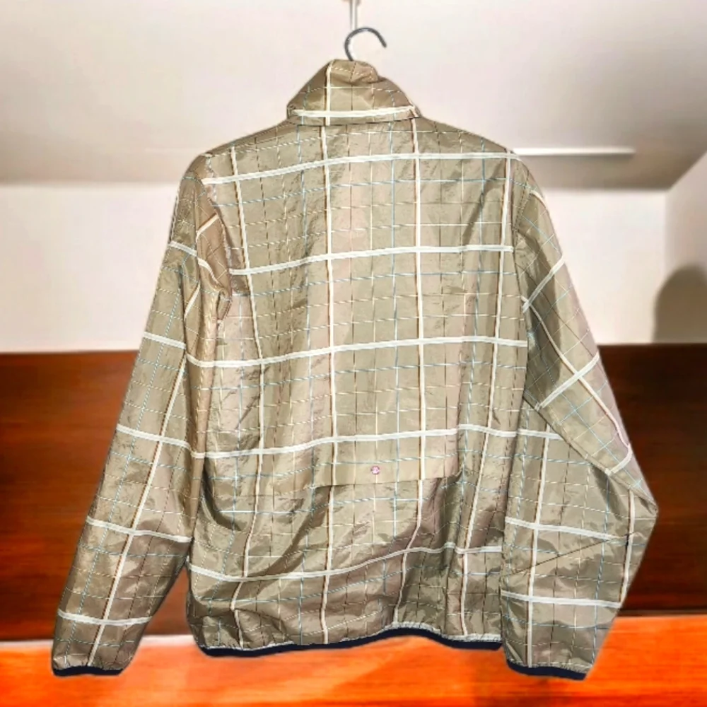 ELEMENT Beige Plaid Lightweight Jacket- Medium - Picture 8 of 9